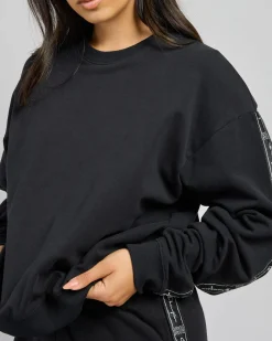 Sale Lux Taping Relaxed Fit Sweatshirt Women Sets|Jumpers & Hoodies