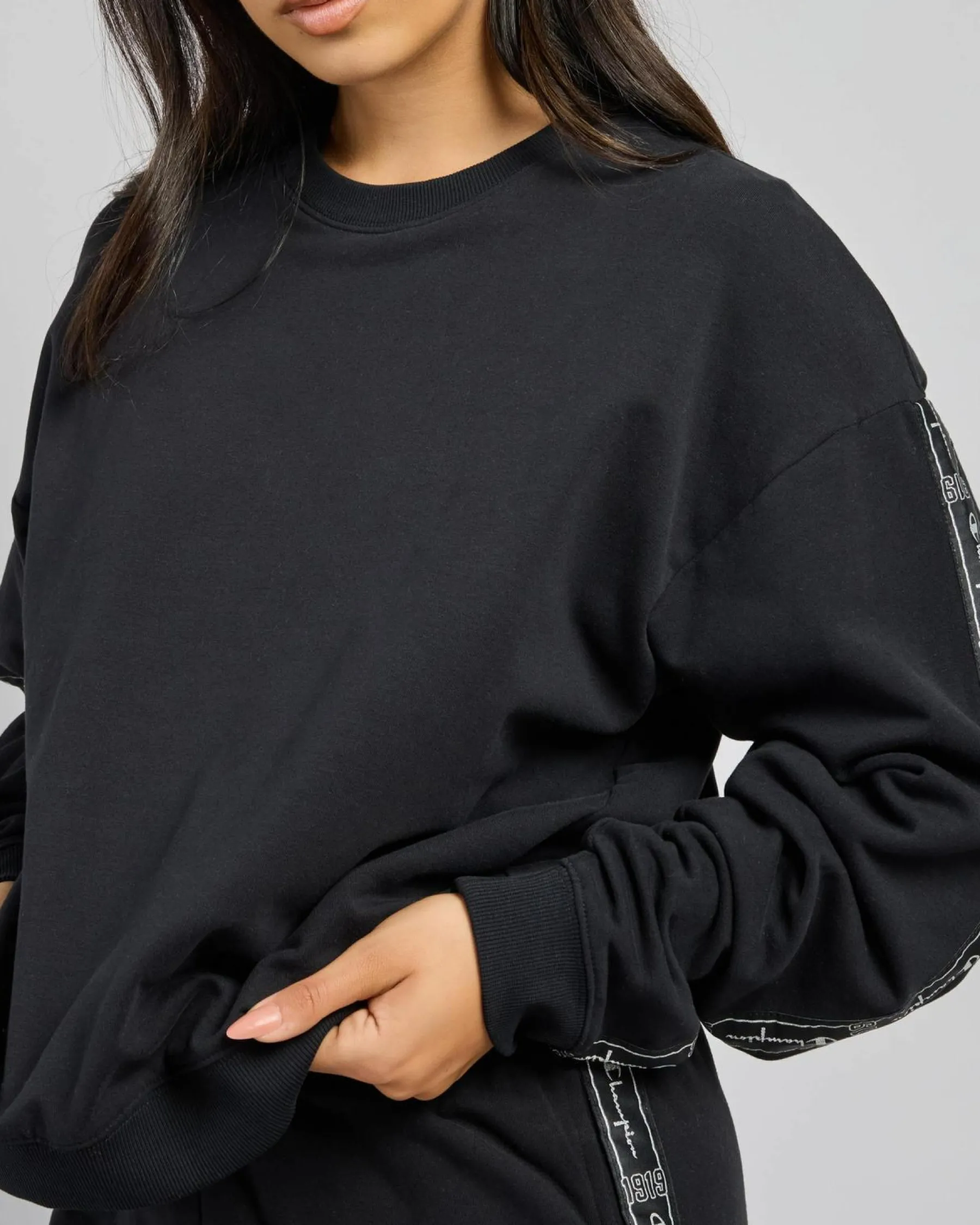 Sale Lux Taping Relaxed Fit Sweatshirt Women Sets|Jumpers & Hoodies
