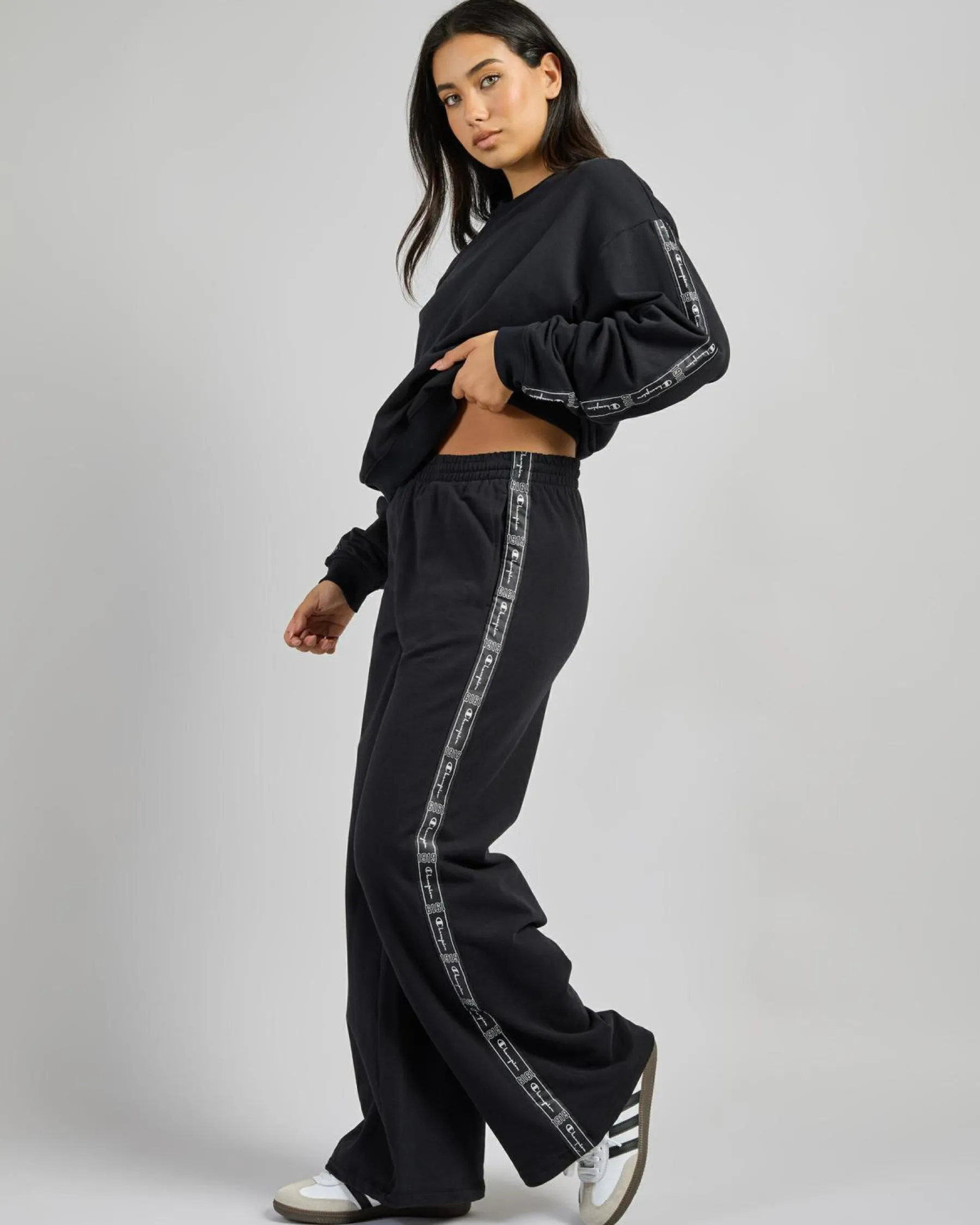 Sale Lux Taping Relaxed Fit Sweatshirt Women Sets|Jumpers & Hoodies