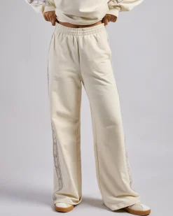 Sets|Activewear*Champion Lux Taping Wide Leg Pants Natural