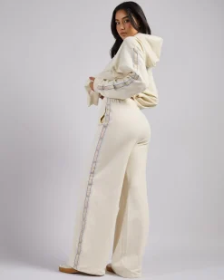 Sets|Activewear*Champion Lux Taping Wide Leg Pants Natural