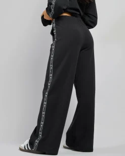 Hot Lux Taping Wide Leg Pants Women Sets|Activewear