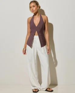 Sets|Tops*Ava And Ever Lyla Viktoria Vest Top Espresso