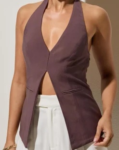 Sets|Tops*Ava And Ever Lyla Viktoria Vest Top Espresso