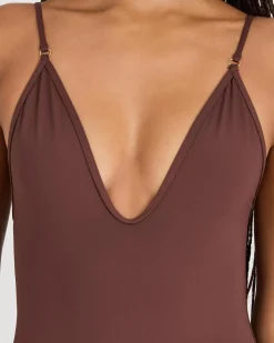 One Pieces*Kaiami Macy One Piece Swimsuit Dark Choc