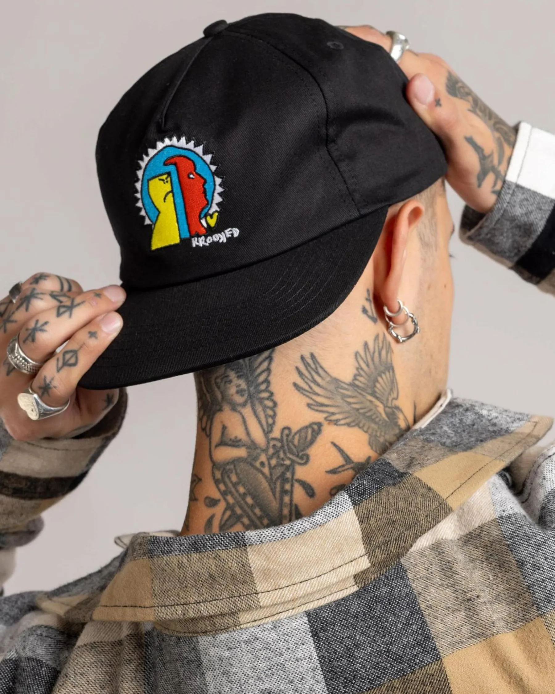 Hot Mad Back Snapback Cap Headwear