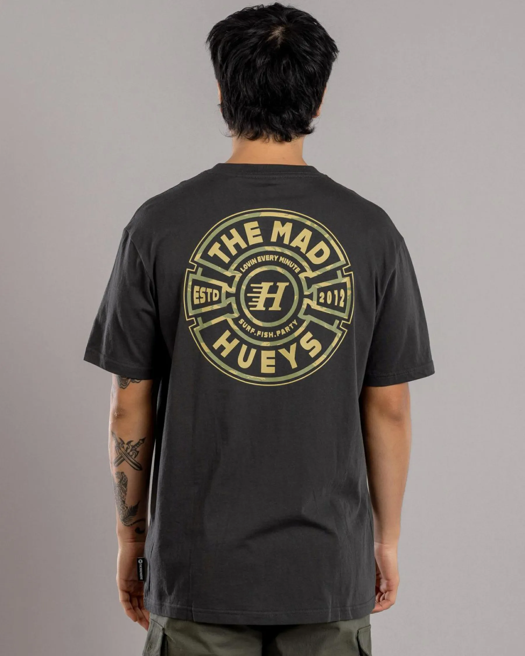 Tops & T-Shirts*The Mad Hueys Mad Series T-Shirt Vintage Black