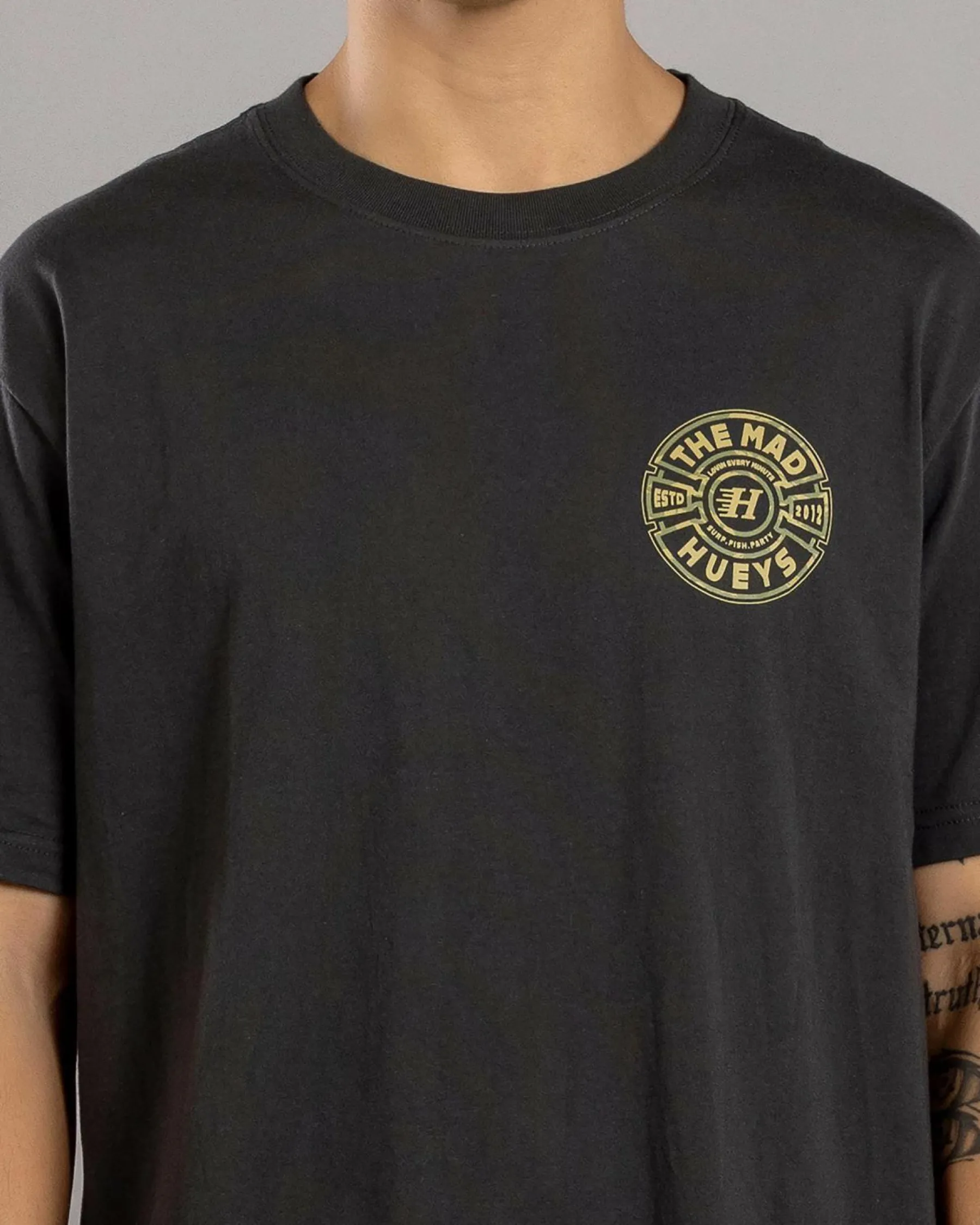 Tops & T-Shirts*The Mad Hueys Mad Series T-Shirt Vintage Black