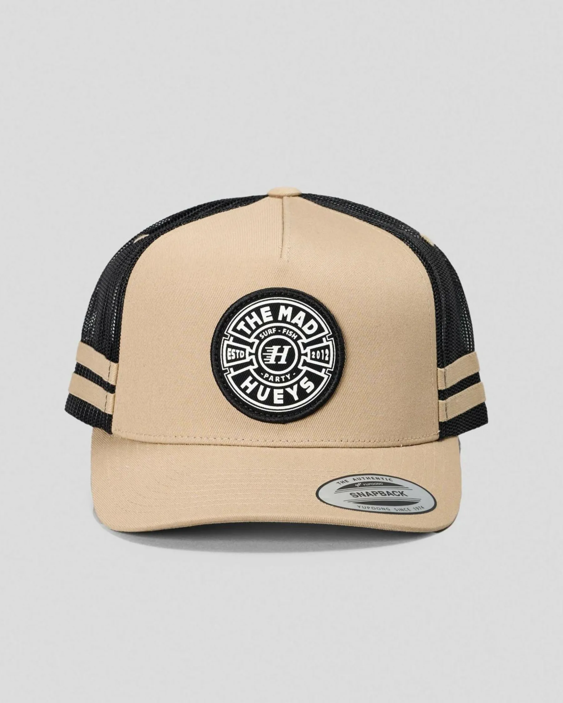 Headwear*The Mad Hueys Mad Series Twill Trucker Cap Tan