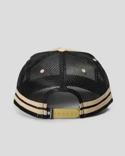 Headwear*The Mad Hueys Mad Series Twill Trucker Cap Tan
