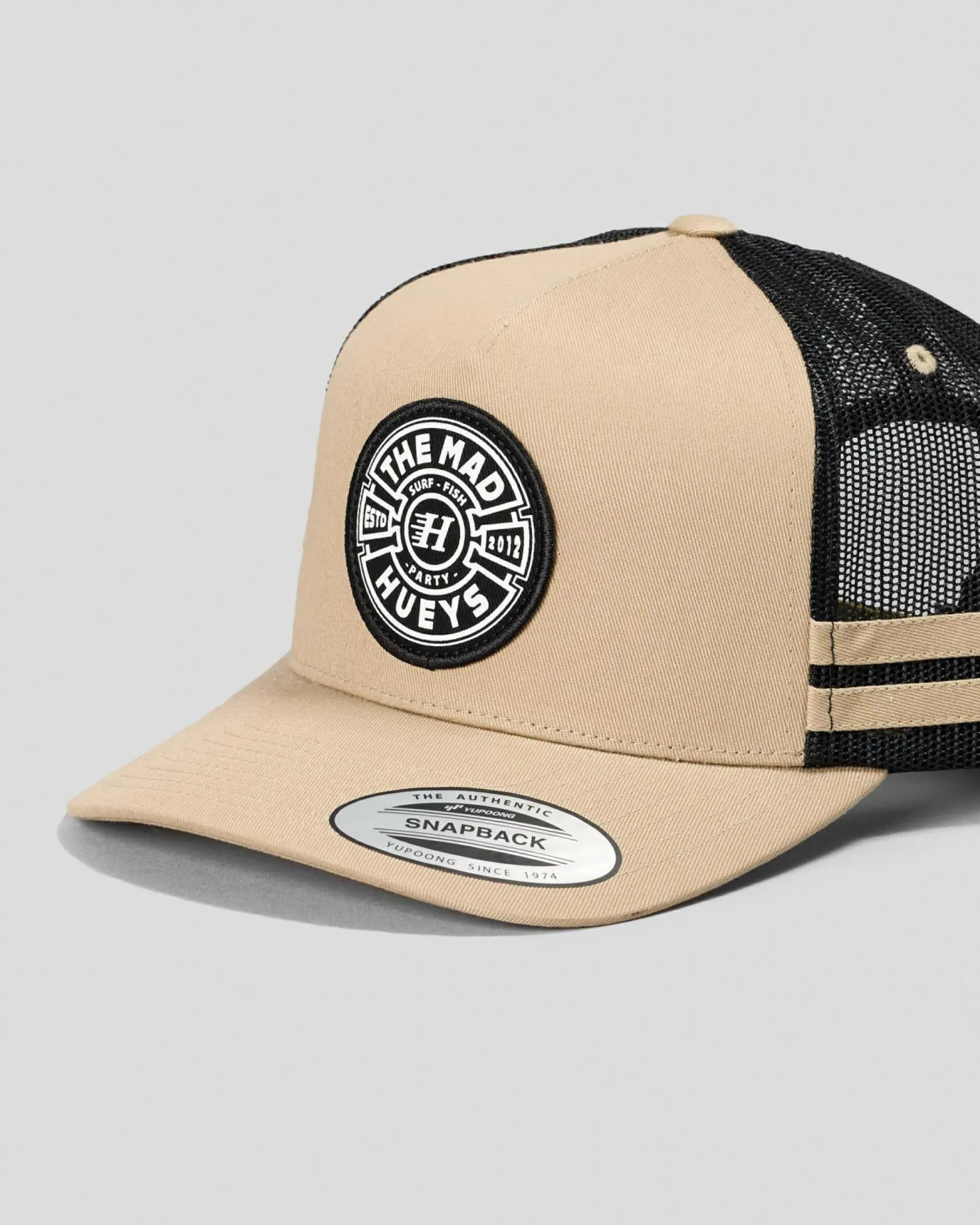 Headwear*The Mad Hueys Mad Series Twill Trucker Cap Tan