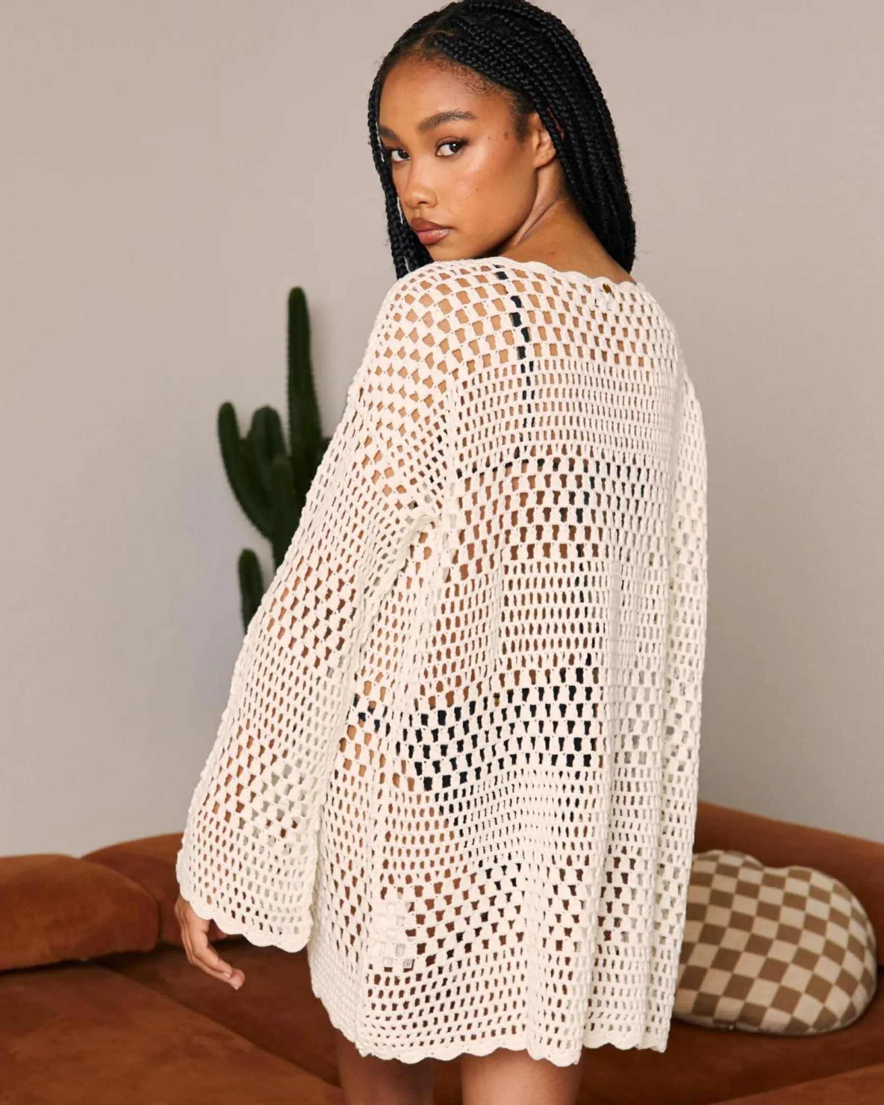 Discount Maddison Crochet Cover Up Women Beach Covers & Overswim