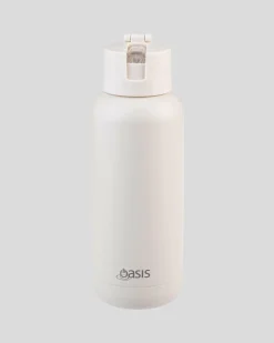 Bottles & Lunch Boxes|Bottles & Lunch Boxes*Oasis Mag-Grip 1 Litre Drink Bottle Alabaster