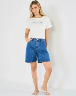 Best Magic Swell Crop T-Shirt Women Tops