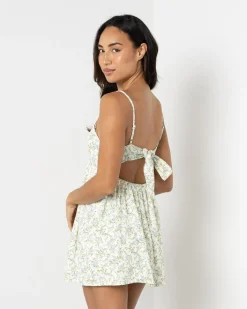 Dresses*Mooloola Magnolia Dress White/blue Floral
