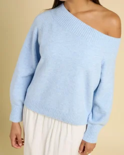 Clearance Magnolia Off Shoulder Knit Jumper Women Knitwear|Jumpers & Hoodies