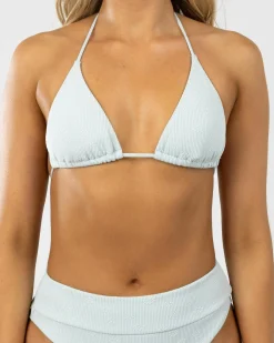 Bikinis*RVCA Maisey Slide Triangle Bikini Top Sky High