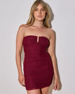 Dresses*Ava And Ever Maisie Dress Wine