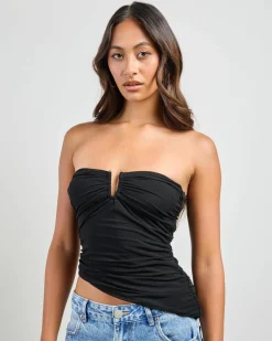 Tops*Ava And Ever Maisie Tube Top Black