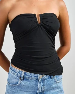 Tops*Ava And Ever Maisie Tube Top Black