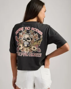 Make No Bones Boxy T-Shirt Women Tops