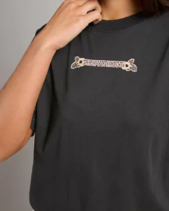 Make No Bones Boxy T-Shirt Women Tops