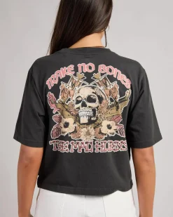 Make No Bones Boxy T-Shirt Women Tops