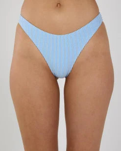 Bikinis*Kaiami Maldive High Cut Bikini Bottom Blue/white