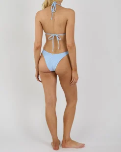 Bikinis*Kaiami Maldive High Cut Bikini Bottom Blue/white