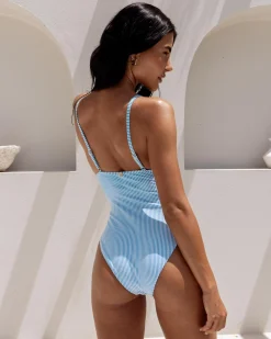 One Pieces*Kaiami Maldive One Piece Swimsuit Blue/white