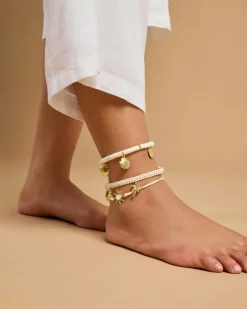 Jewelry*Karyn In LA Maldives Anklet Pack Natural/gold
