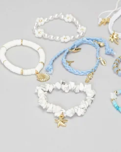 Jewelry|Jewelry*Karyn In LA Maldives Bracelet Pack Light Blue/gold