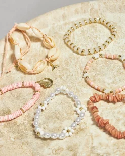 Jewelry*Karyn In LA Maldives Bracelet Pack Peach/gold