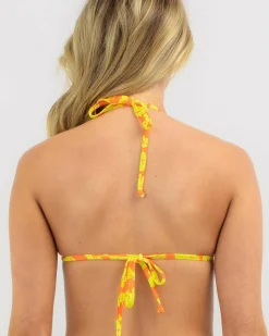 Hot Malibu Beach Sliding Triangle Bikini Top Women Bikinis