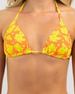Hot Malibu Beach Sliding Triangle Bikini Top Women Bikinis