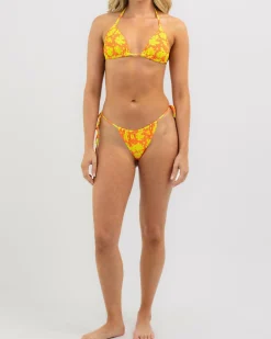 Hot Malibu Beach Sliding Triangle Bikini Top Women Bikinis