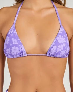 New Malibu Beach Sliding Triangle Bikini Top Women Bikinis