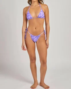 New Malibu Beach Sliding Triangle Bikini Top Women Bikinis