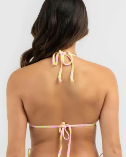 Outlet Malibu Beach Sliding Triangle Bikini Top Women Bikinis