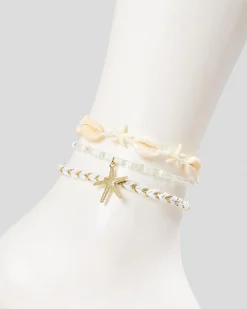 Jewelry|Jewelry*Karyn In LA Mallorca Anklet Pack White/gold