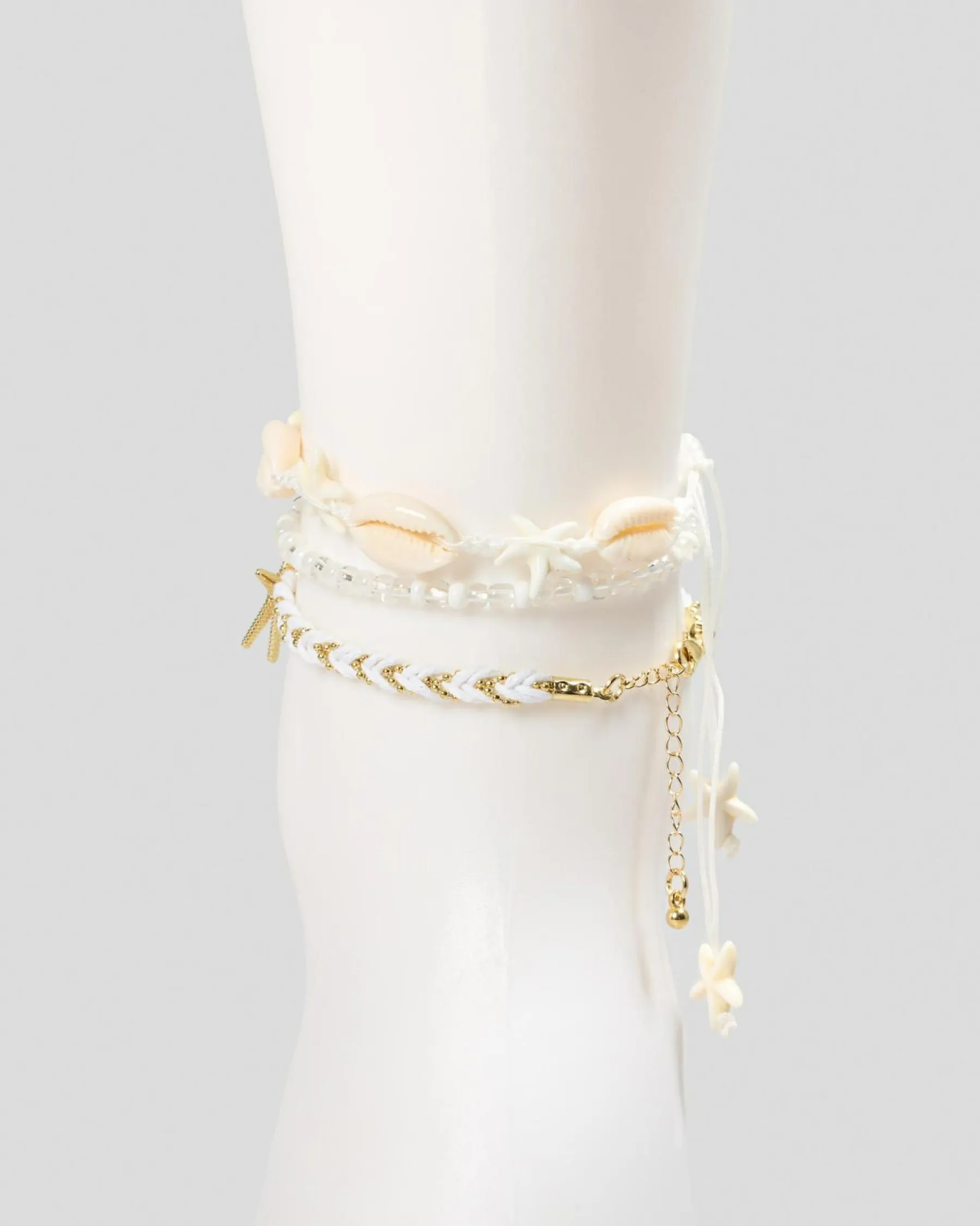 Jewelry|Jewelry*Karyn In LA Mallorca Anklet Pack White/gold