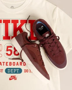 Sneakers*Nike Malor Shoes Dark Team Red/ Burgundy Crush