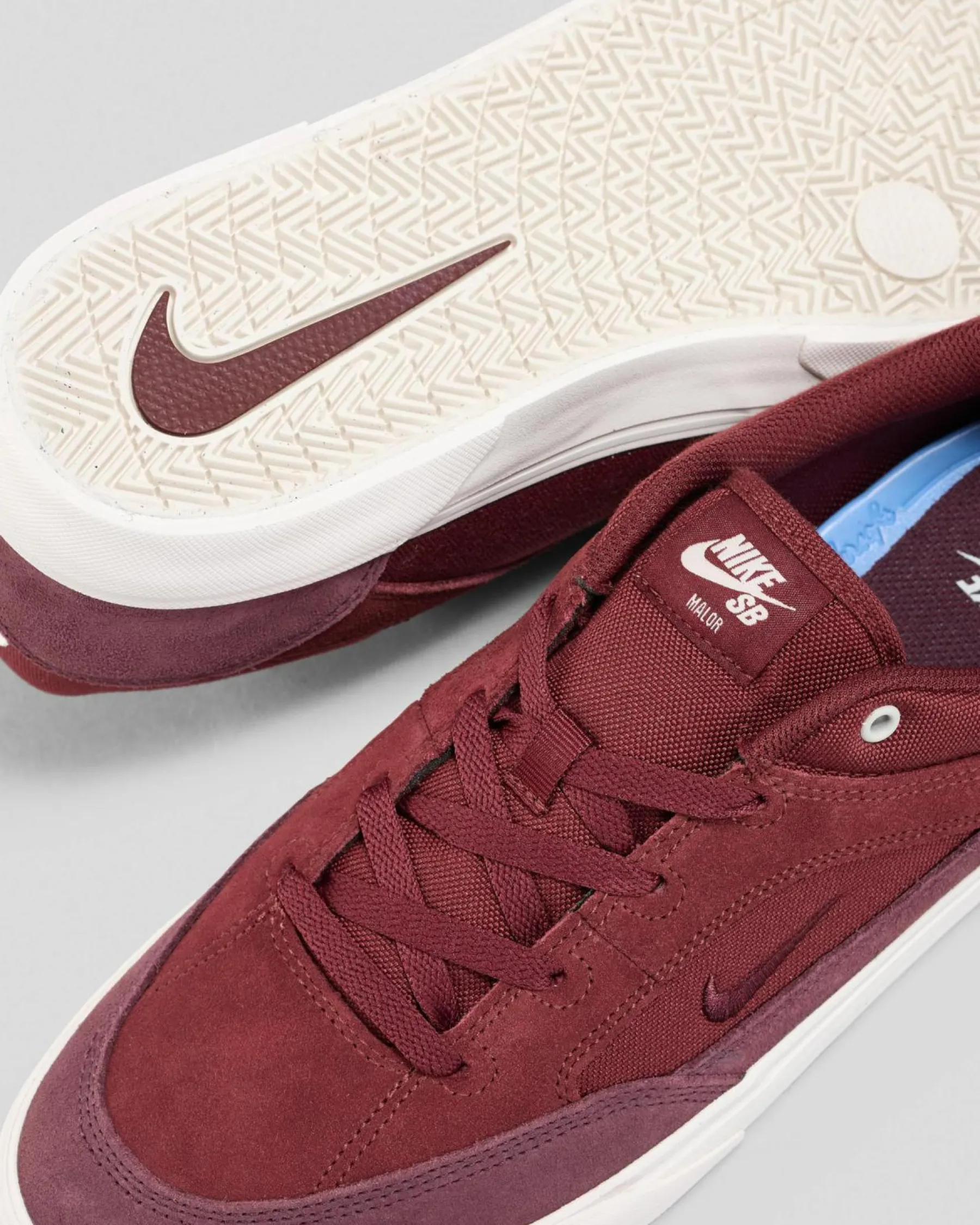 Sneakers*Nike Malor Shoes Dark Team Red/ Burgundy Crush