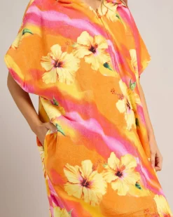 Beach Accessories & Towels*Topanga Manaia Zip Hooded Towel Orange