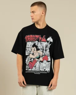 New Manga Story Astro Boy Oversized T-Shirt Tops & T-Shirts
