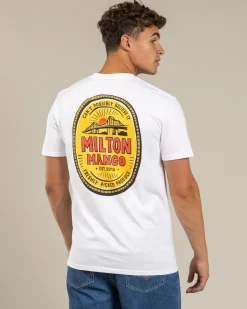 Tops & T-Shirts*Milton Mango Mango Story T-Shirt White