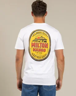 Tops & T-Shirts*Milton Mango Mango Story T-Shirt White