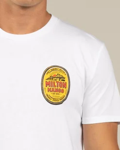 Tops & T-Shirts*Milton Mango Mango Story T-Shirt White