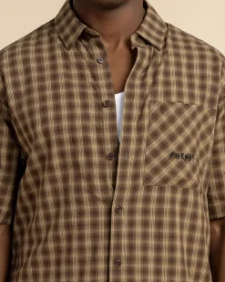 Outlet Manners Check Short Sleeve Shirt Tops & T-Shirts