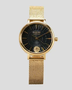 Jewelry*Versus Versace Mar Vista Watch Yellow Gold/black